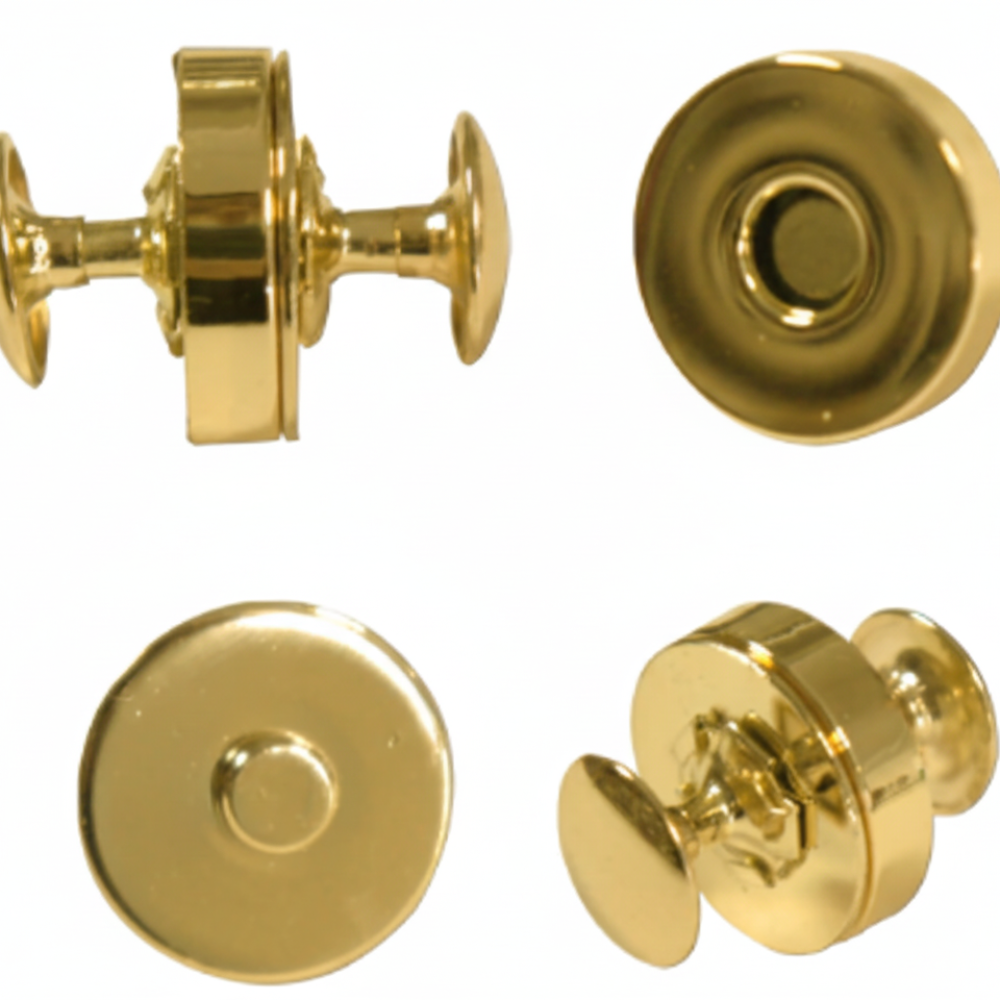 botao ima acabamento duplo n. 18 dourado